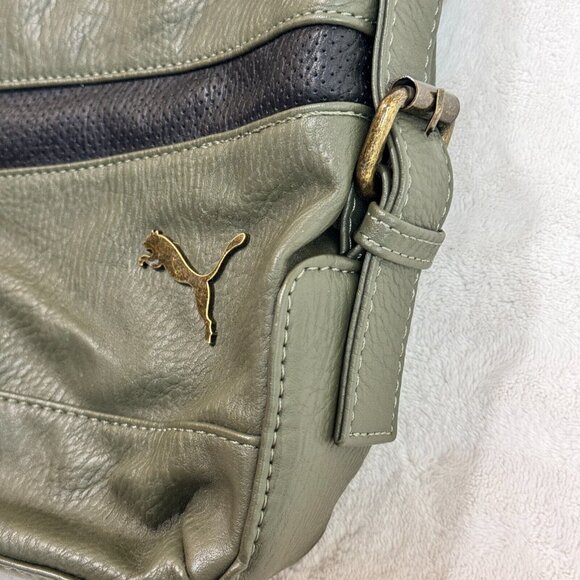 Puma Green Leather Laptop/Shoulder Bag - Fashion Accessory - Picture 4 of 16